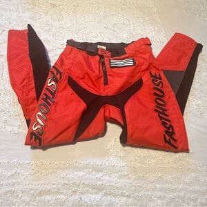Kids Red Racing Pants